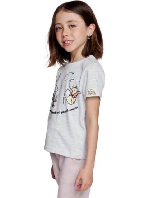 PLAYERA ESTAMPADA APLICACIONES AVENA WINNIE THE POOH