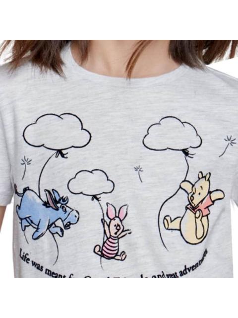 PLAYERA ESTAMPADA APLICACIONES AVENA WINNIE THE POOH