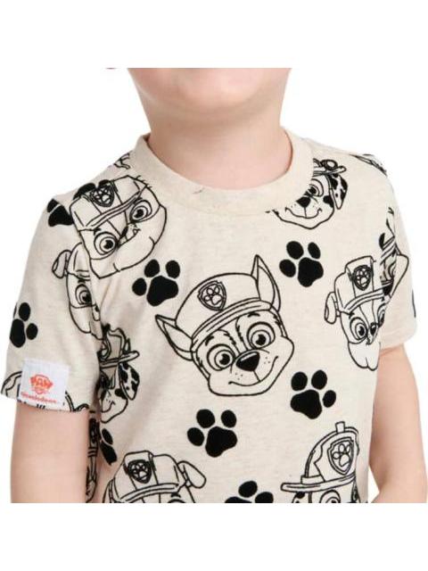 PLAYERA ESTAMPADA APLICACIONES BEIGE PAW PATROL