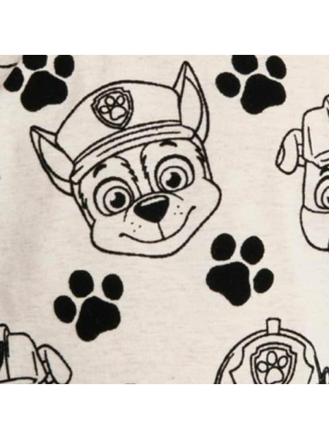 PLAYERA ESTAMPADA APLICACIONES BEIGE PAW PATROL