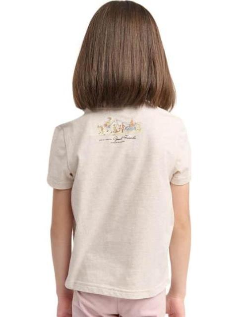 PLAYERA ESTAMPADA APLICACIONES BEIGE WINNIE THE POOH