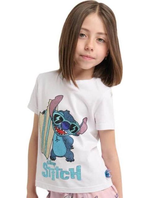 PLAYERA ESTAMPADA APLICACIONES MARFIL DISNEY