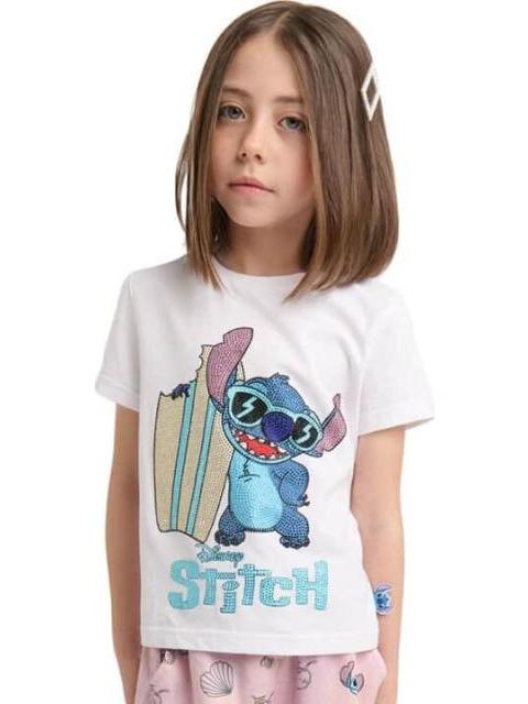 PLAYERA ESTAMPADA APLICACIONES MARFIL DISNEY