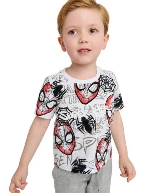 PLAYERA ESTAMPADA APLICACIONES MARFIL MARVEL