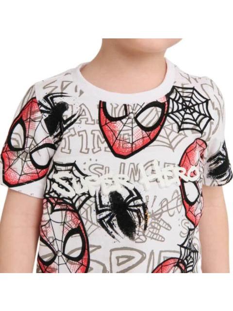 PLAYERA ESTAMPADA APLICACIONES MARFIL MARVEL