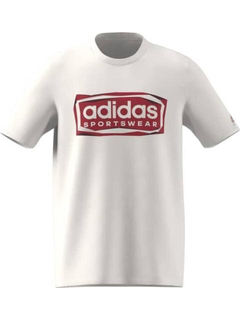 PLAYERA ESTAMPADA BLANCO ADIDAS
