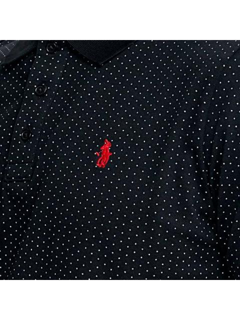 PLAYERA ESTAMPADA NEGRO HPC POLO