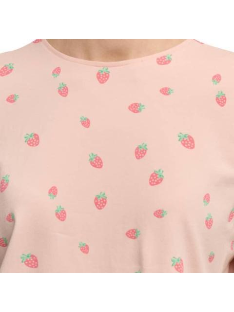 PLAYERA ESTAMPADA ROSA HOLLY LAND