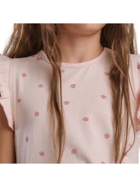 PLAYERA ESTAMPADO ROSA HOLLY LAND KIDS