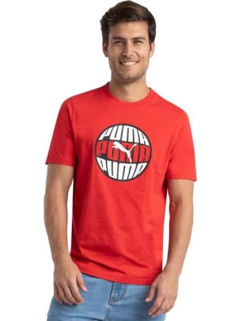 PLAYERA GRAPHICS CIRCULAR TEE ROJO PUMA