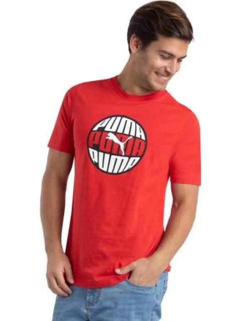 PLAYERA GRAPHICS CIRCULAR TEE ROJO PUMA