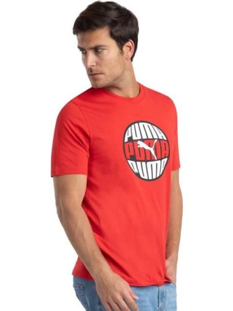 PLAYERA GRAPHICS CIRCULAR TEE ROJO PUMA