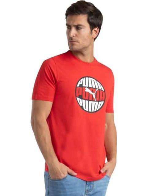 PLAYERA GRAPHICS CIRCULAR TEE ROJO PUMA