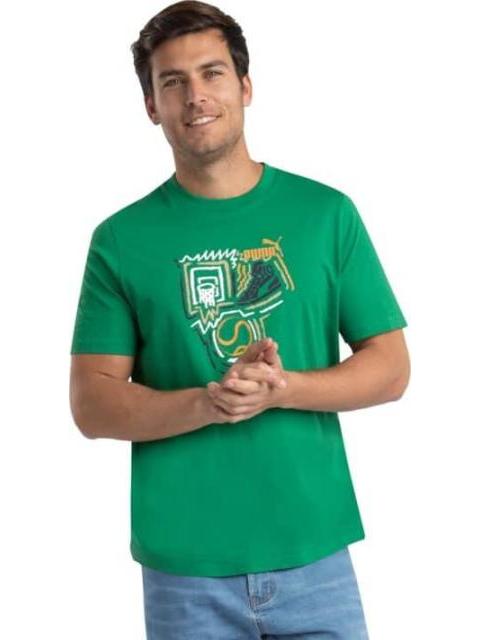 PLAYERA GRAPHICS YEAR OF SPORTS TEE VERDE PUMA