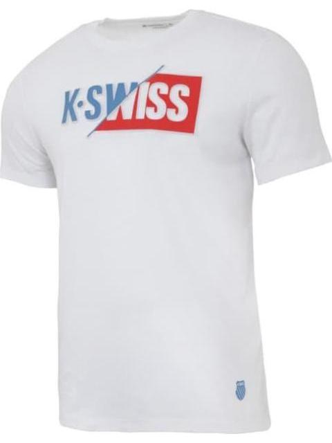 PLAYERA K-SWISS TEE BLANCO K-SWISS