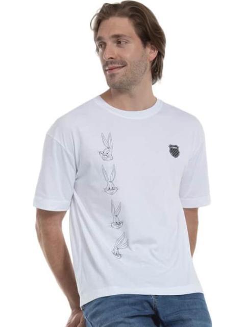 PLAYERA BUGS BUNNY BLANCO K-SWISS