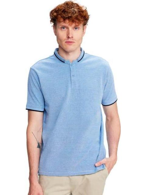 PLAYERA LISA AZUL NEXT CO