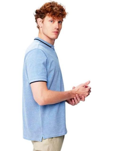 PLAYERA LISA AZUL NEXT CO