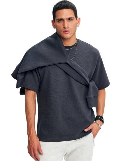 PLAYERA LISA MANGA 4 4 GRIS HARD SODA
