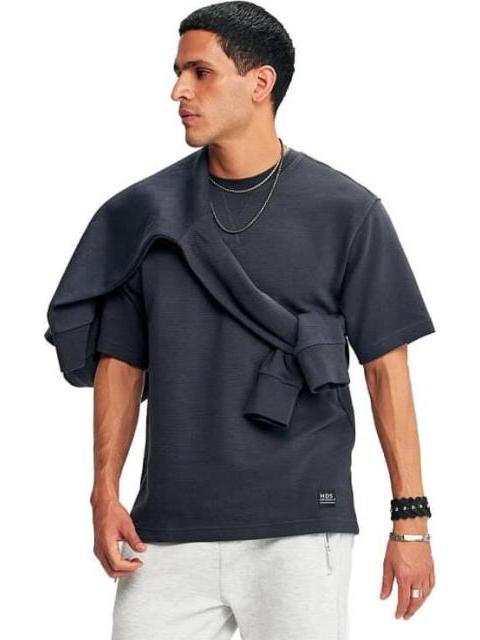 PLAYERA LISA MANGA 4 4 GRIS HARD SODA