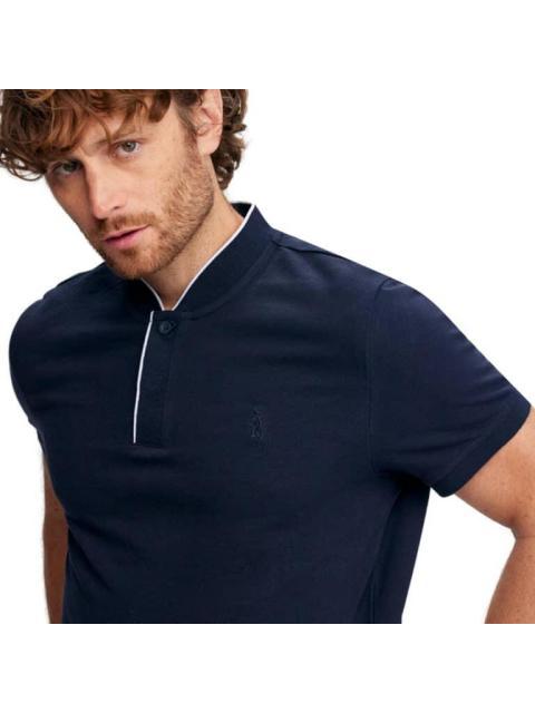 PLAYERA LISA NEGRO HPC POLO