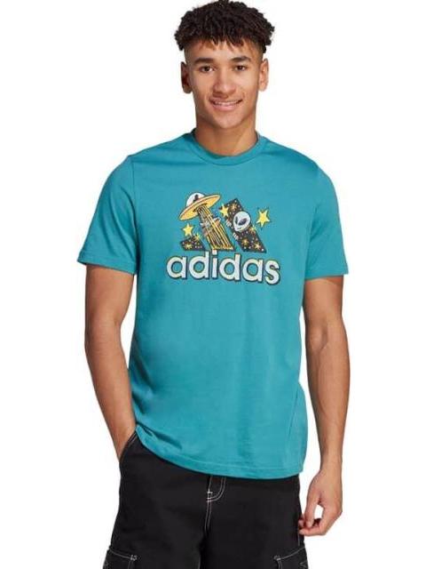 PLAYERA M DOODLE F T AZUL ADIDAS