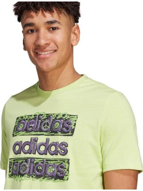 PLAYERA M DOODLE MLT T LIMON ADIDAS
