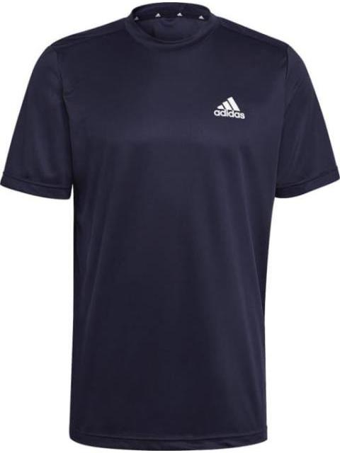 PLAYERA MANGA CORTA AEROREADY AZUL MARINO ADIDAS