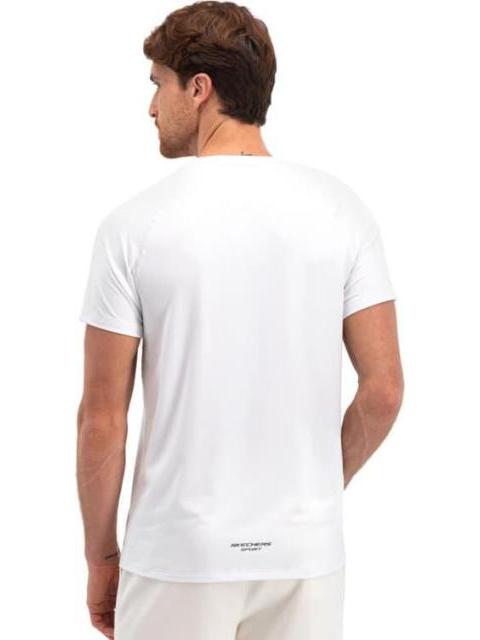 PLAYERA MANGA CORTA BLANCO SKECHERS1