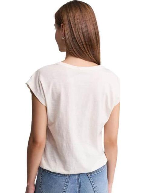PLAYERA MANGA CORTA MARFIL HOLLY LAND