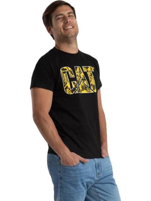 PLAYERA MANGA CORTA NEGRO CATERPILLAR