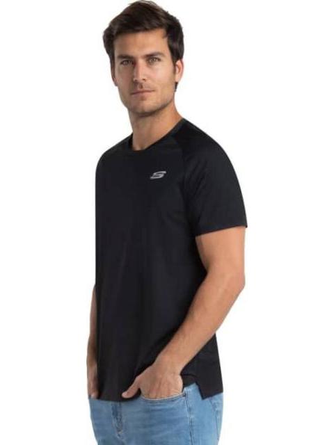 PLAYERA MANGA CORTA NEGRO SKECHERS1