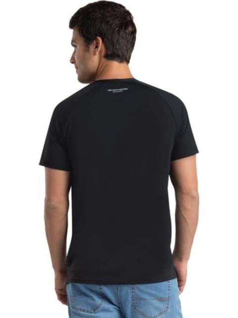 PLAYERA MANGA CORTA NEGRO SKECHERS1