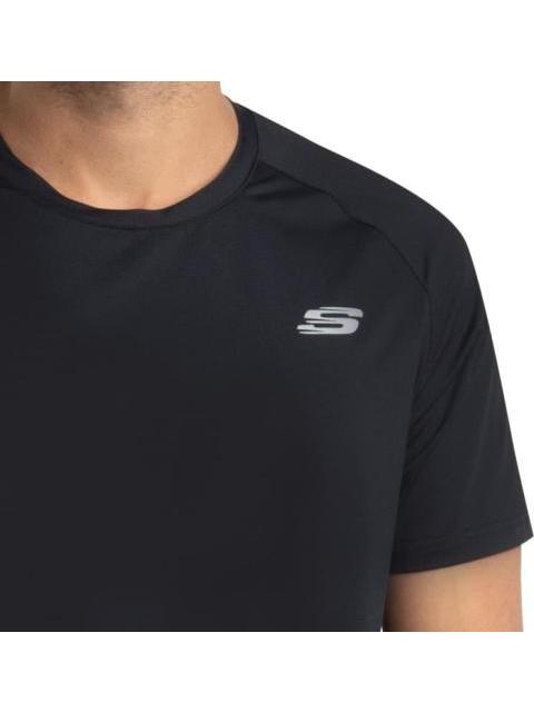 PLAYERA MANGA CORTA NEGRO SKECHERS1