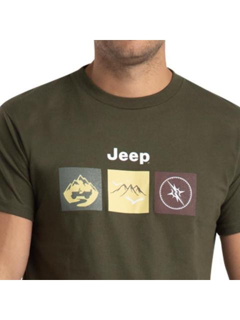 PLAYERA MANGA CORTA VERDE OLIVO JEEP