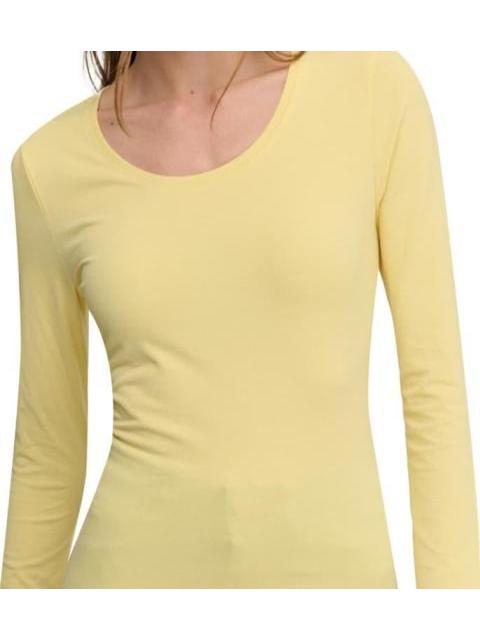 PLAYERA MANGA LARGA AMARILLO HOLLY LAND