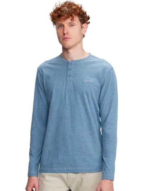 PLAYERA MANGA LARGA AZUL NEXT CO