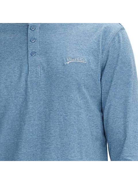 PLAYERA MANGA LARGA AZUL NEXT CO