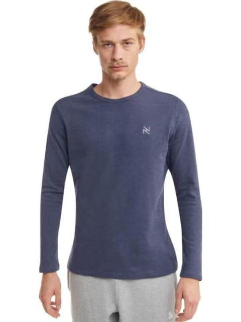 PLAYERA MANGA LARGA MODA AZUL NEXT CO