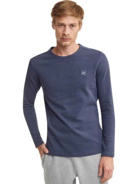 PLAYERA MANGA LARGA MODA AZUL NEXT CO