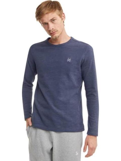 PLAYERA MANGA LARGA MODA AZUL NEXT CO