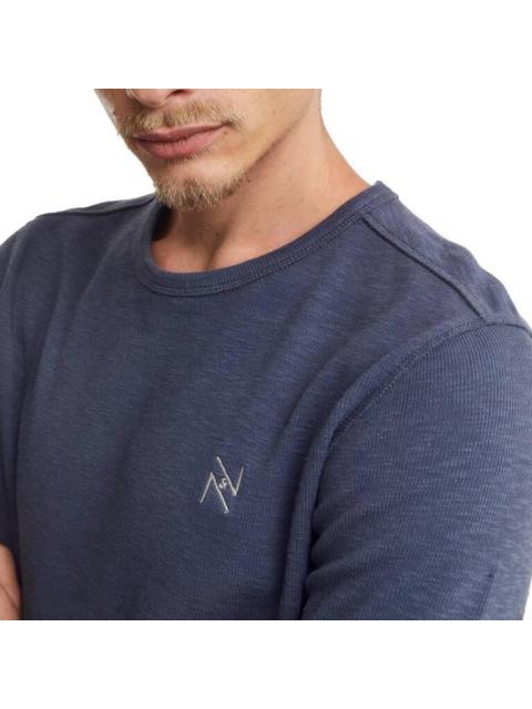 PLAYERA MANGA LARGA MODA AZUL NEXT CO