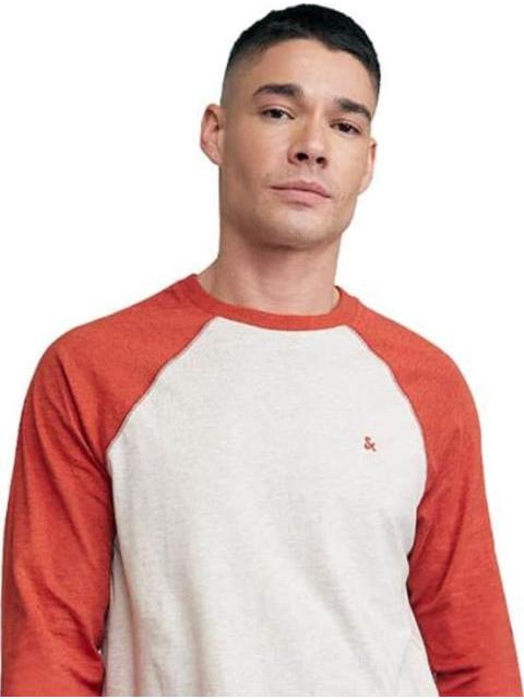 PLAYERA MANGA LARGA MODA BEIGE NEXT CO