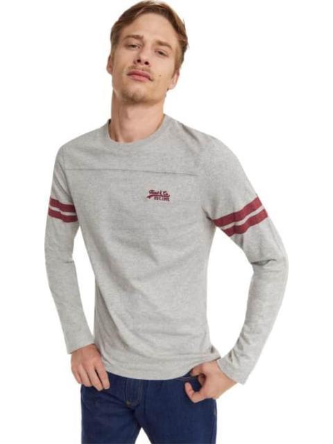 PLAYERA MANGA LARGA MODA GRIS NEXT CO