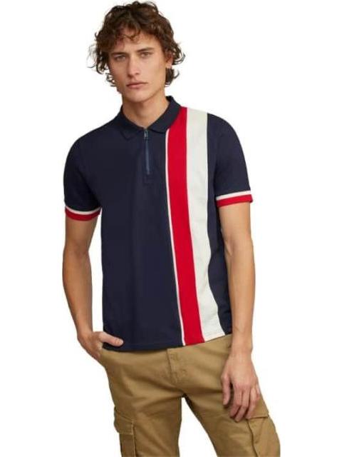 PLAYERA CUELLO POLO AZUL MARINO D.E.E.P SELECTION
