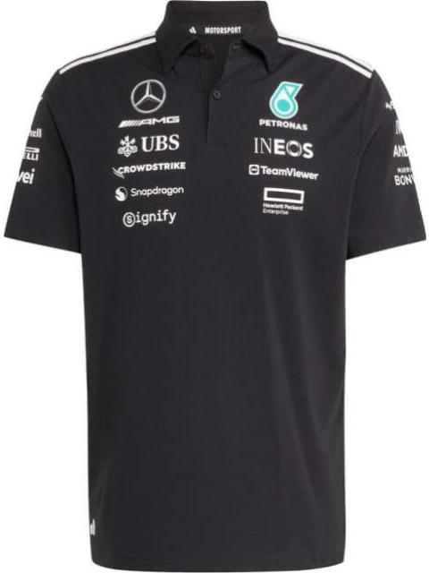 PLAYERA MOTORSPORT MER TM POLO BM NEGRO ADIDAS