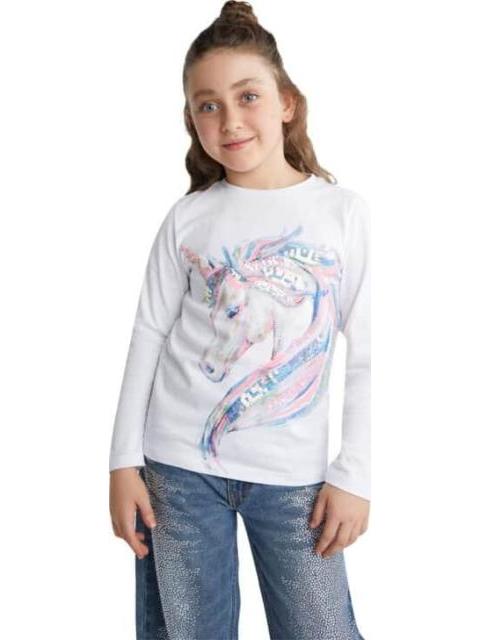 PLAYERA NIÑA MARFIL HOLLY LAND KIDS