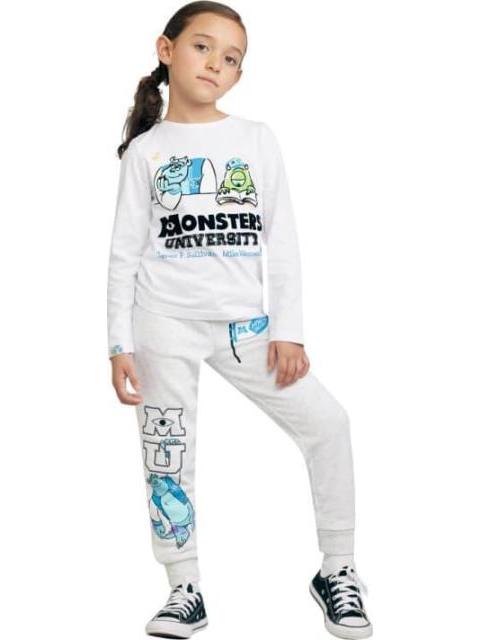 PLAYERA NIÑA MARFIL MONSTERS UNIVERSITY