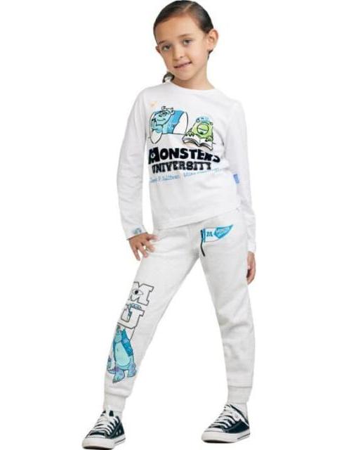 PLAYERA NIÑA MARFIL MONSTERS UNIVERSITY