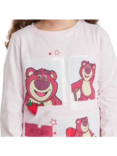 PLAYERA NIÑA ROSA PIXAR